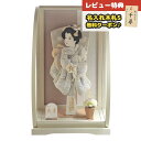羽子板 初正月 久月 コンパクト ケース飾り 8号 振袖 アイボリー塗 アクリルケース飾り HGQ-95300-1 おしゃれ インテリア かわいい 初節句 女の...