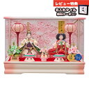 雛人形 コンパクト ケース飾り 菜摘 小三五親王 彩色塗 アクリルケース飾り 藤翁 HNFO-233-242 (H4-10)おひなさま お雛様 ひな人形 かわい...