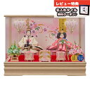 雛人形 コンパクト ケース飾り 羽衣 三五親王白 栓欅 刺繍バック アクリルケース飾り 藤翁 HNFO-233-248 (H1-5)おひなさま お雛様 ひな人形...