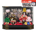 雛人形 コンパクト ケース飾り 彩美 三五親王 六角金ボカシ アクリルケース飾り 藤翁 HNFO-233-205 (H2-5)おひなさま お雛様 ひな人形 かわ...