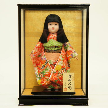 市松人形 翠仙 コンパクト 市松人形 翠仙作 市松人形 友禅 ケース入り (HB9) 市松 ICSS-NO3KC (HB9)ひな人形 かわいい ひな人形 小さい ミニ