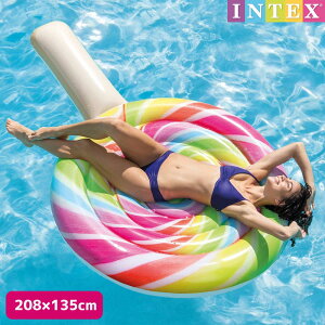 フロート ロリポップフロート （キャンディー） 208×135cm SWM-FL-58753INTEX インテックス キャンディー型浮き輪 マット ビーチマット 子供用 大人用 【あす楽対応】 etc