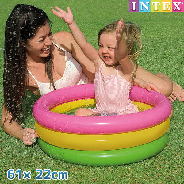 ס 󥻥åȥ ٥ӡס 6122cm оǯ1С3Фޤ SWM-PL-57107INTEX ƥå  ѥס ֤ Ҷ ٥ӡס ٥ ߷ ݷ