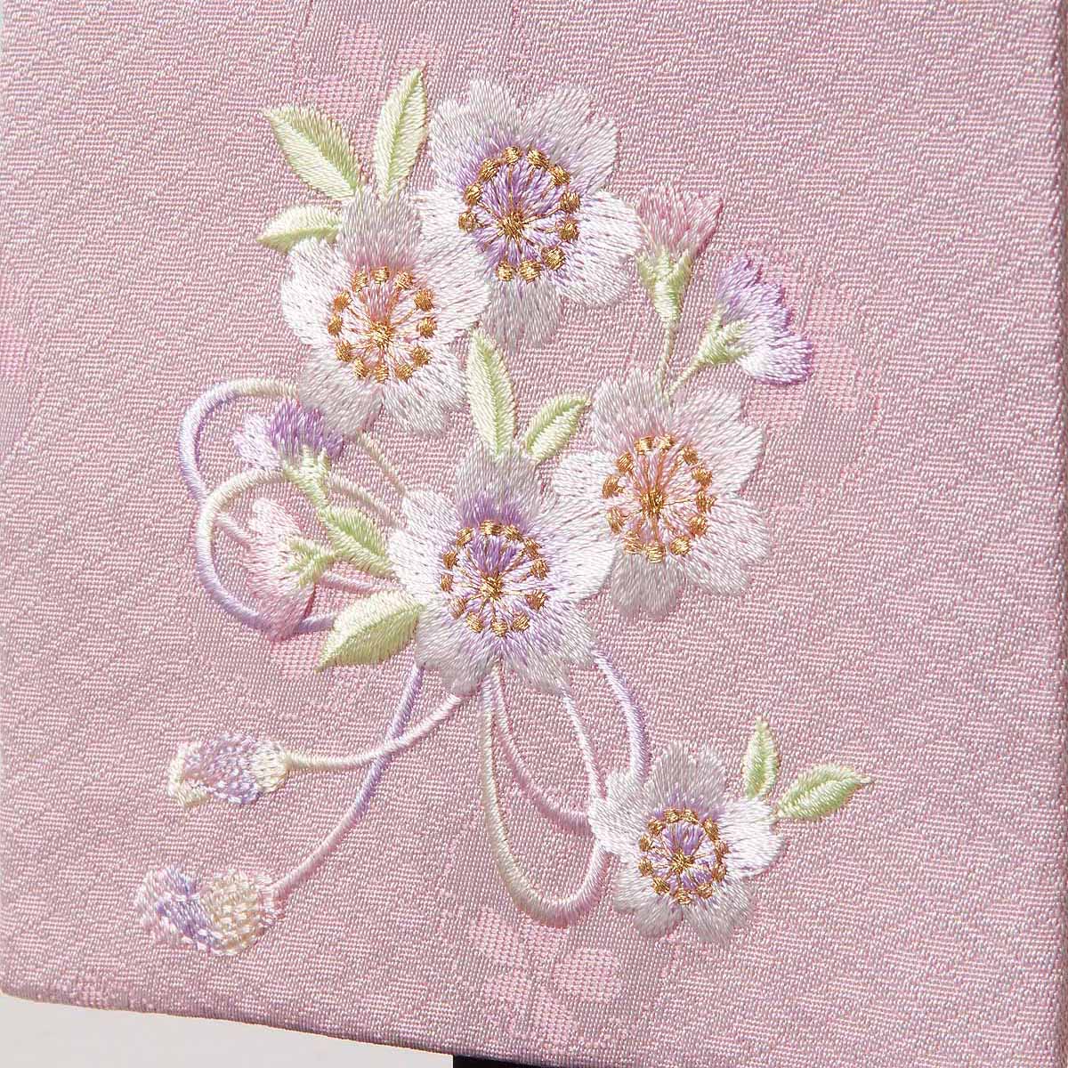 名前旗 立体刺繍名前旗 ひもに桜 桜花刺しゅう 台付セット 桃の節句 お雛様 ひな祭り 雛祭り 女の子 女性 節句 命名旗 座敷旗 tph-343121 送料無料
