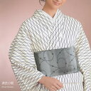 ウール 着物 羽織 反物 源氏小紋 手染めウール小紋 オフホワイトに立涌 みゆき33【送料無料】【RCP】
