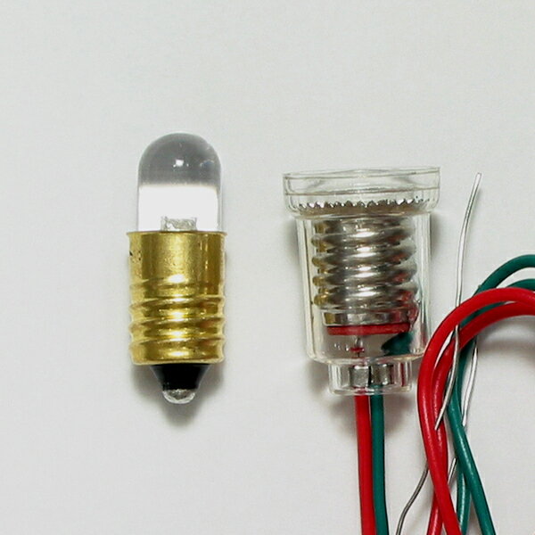 EK JAPAN 超高輝度電球形LED(青色・8mm・1.5V用)【LK-8BL-1.5V】[エレキット ELEKIT LED 工作周辺パーツ 1.5V 電球型LED]