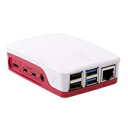 RS Raspberry Pi 4 Model B用 公式ケース(赤/白)【187-6749】[ラズベリーパイ ラズパイ 夏休み 自由研究 自由工作 電子工作 小学生 中学生 高校生]