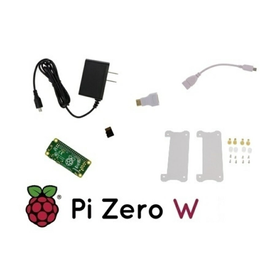 Raspberry Pi Pi Zero W Starter Kit 6点セット【PI-ZERO-W-SET】[ラズベリーパイ ラズパイ ゼロ 自由研究 自由工作 電子工作]