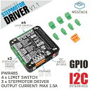 M5Stack M5Stack用ステッピングモータードライバモジュールv1.1(HR8825)【M5STACK-M039-V11】[エムファイブスタック マイコ...
