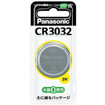 panasonic コイン形リチウム電池 【CR3032】