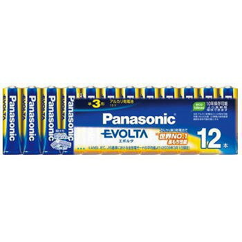 panasonic エボルタ単三形 12本パック 【LR6EJ/12SW】