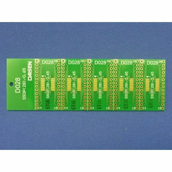 樂天商城 - ダイセン電子工業 変換基板(28ピン・SSOP/SOP・5枚) 【D028】
