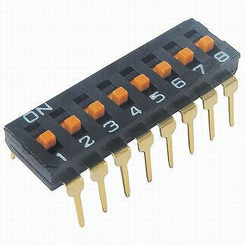 OMRON DIPスイッチ 【A6T-8104】