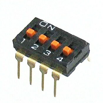 OMRON DIPスイッチ 【A6T-4104】