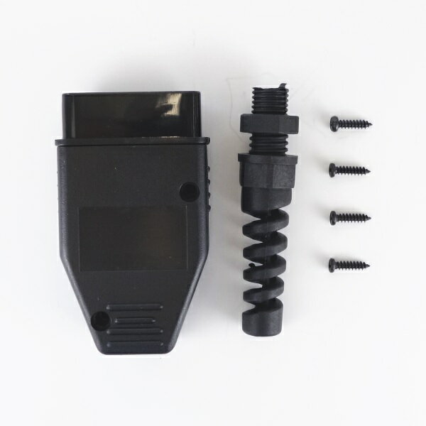 ノーブランド品 OBD2カバー付コネクター 【7161G-1.8-10A-CASE】