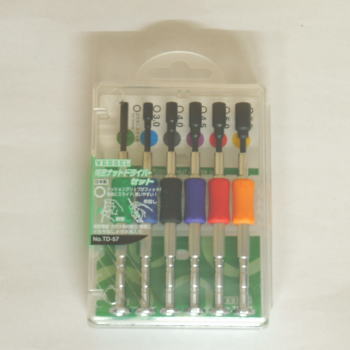 VESSEL 精密ナットドライバーセット6PC 【TD-57】