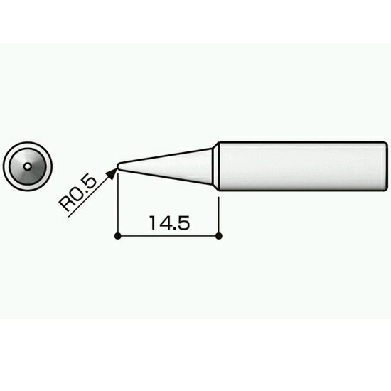 HAKKO こて先 B型 【T18-B】