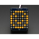 Adafruit 1.2インチLEDマトリックス基板(黄色) 【1050】