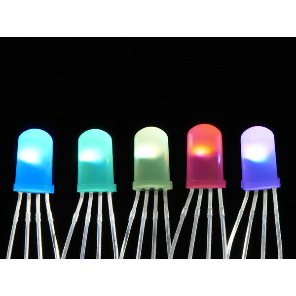 Adafruit NeoPixel スルーホールLED 5mm 5個入 【1938】