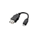エレコム 変換アダプタ(USB A-microB) 【MPA-MAEMCB010BK】(2)