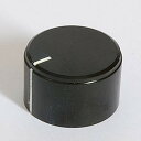 Linkman アルミ製ツマミ(ボリューム用) 黒 26φ シャフト6.1φ