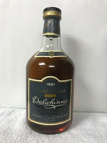 (希少古酒オールドヴィンテージ) 1981 ダルウィニーダブルマチュアード 1981 箱付 43度 700ml