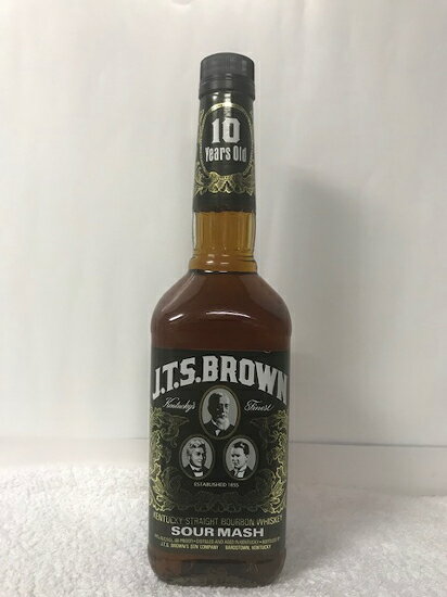 正規品！(超幻希少古酒) J.T.S.BROWN ジェー.ティ.エス.ブラウン 10年 43度 750ml