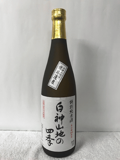 [楽天最安値に挑戦中！] 秋田県大仙市若竹町:八重寿銘醸株式会社 八重寿 白神山地の四季 特別純米酒 美山錦100%使用 720mlのサムネイル