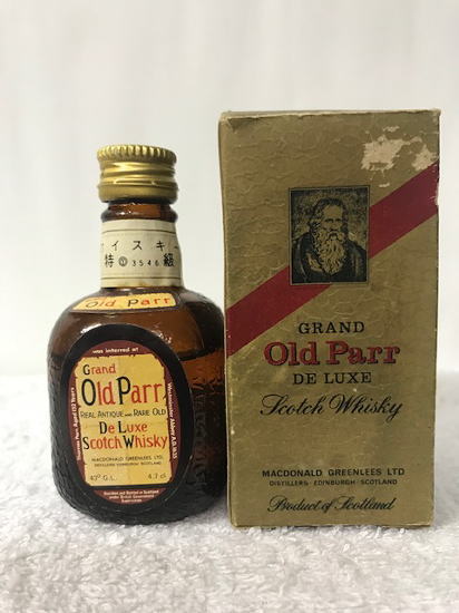 オールド パー 43度 48ml ミニチュアボトル瓶 箱付き 正規品