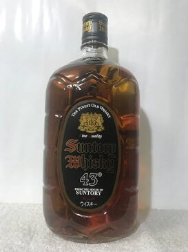 (希少・終売品) サントリー 黒角瓶 43度 1920ml