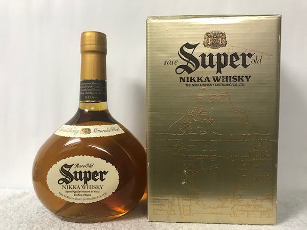 (希少・レトロ・古酒) ニッカウイスキー(ウヰスキー) スーパーニッカ レアオールド 43度 750ml 箱付