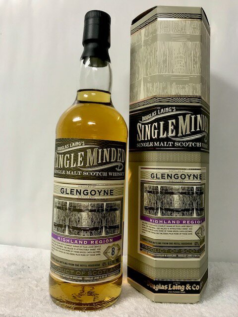 GLENGOYNE (限定品) シングルマインデッド ダグラスレイン グレンゴイン 8年 43度 700ml 箱付