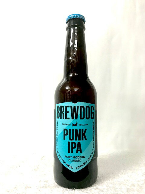 辛口評価ビアマニアサイト(rate beer.com)では98点獲得の高評価！ ブリュードッグ(BREWDOG) パンク IPA 瓶 5.4% 330ml