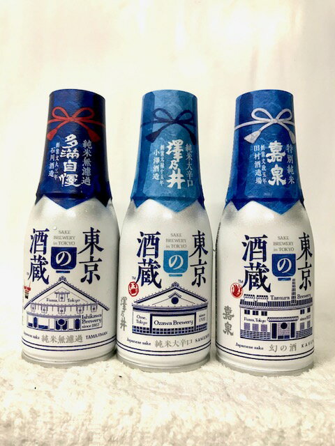東京の地酒シリーズ飲み比べ企画！ 東京の酒蔵 180ml ×3種飲み比べセットのサムネイル