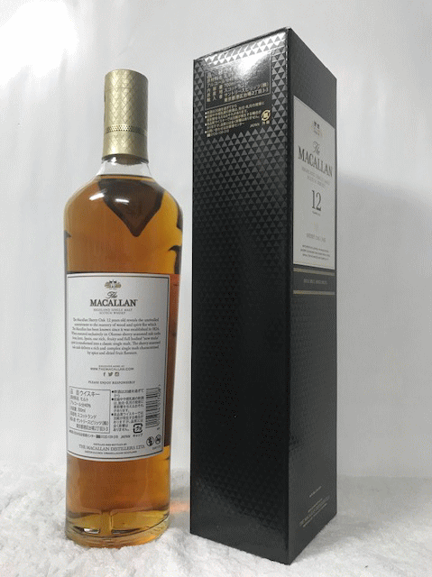 (正規品) ザ・マッカラン 12年 シェリーオーク 40度 700ml 箱付 The MACALLAN Sherry Oak 12Years