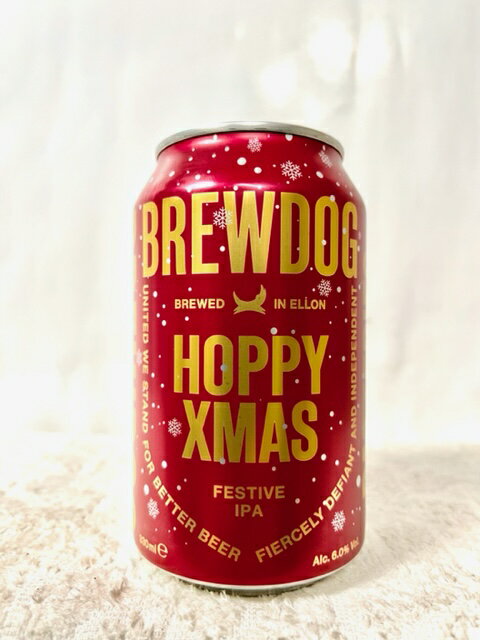 (BREWDOG HOPPY XMAS) ブリュードッグ ホッピークリスマス フェスティブ IPA 6% 330ml缶