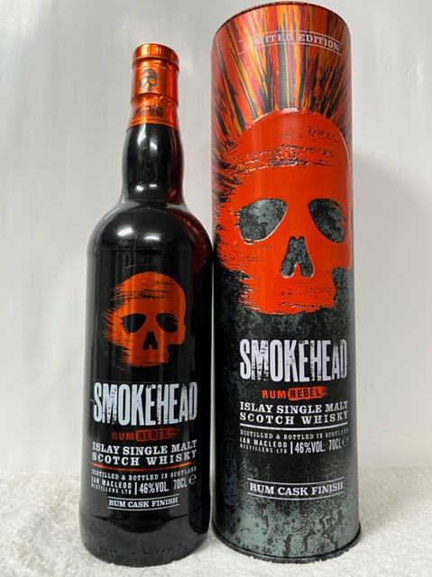 イアン・マックロード(マクラウド)社 スモークヘッド ラム レーベル 46度 700ml 箱付