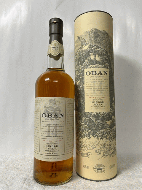 (希少・古酒・正規品・オールドラベル 43％750ml表記) MHD OBAN オーバン 14年 43度 750ml 箱付