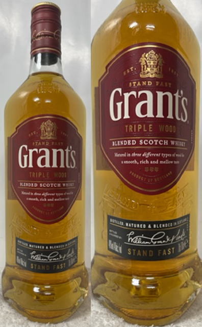 (正規品) Grant's TRIPLE WOOD グランツ トリプル ウッド 40度 700ml