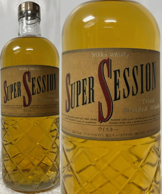 (希少・古酒・レア) ニッカウヰスキー スーパーセッション 43度 720ml 箱無