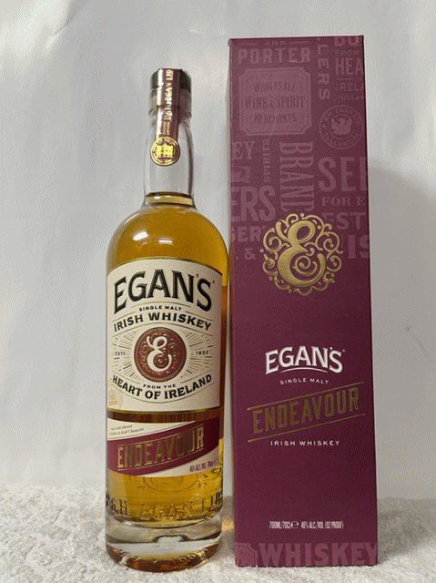 (正規品) イーガンズ シングルモルト エンデヴァー アイリッシュウイスキー 46度 700ml(箱付)