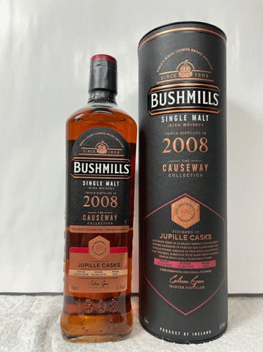 ブッシュミルズ 2008 カーズウェイ コレクション 55度 700ml 筒型箱付 ブッシュミルズ 2008 カーズウェイ コレクション 55度 700ml 筒型箱付