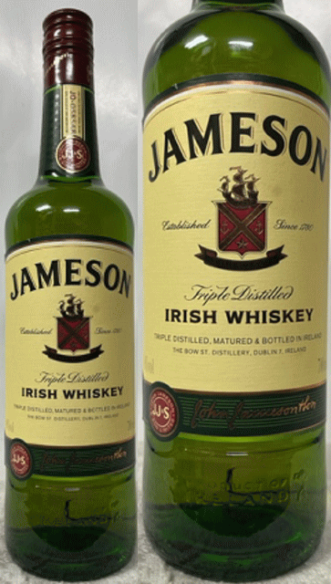 (正規品・オールドラベル) JAMESON IRISH WHISKEY 1780 ジェムソン アイリッシュウイスキー 40度 700ml