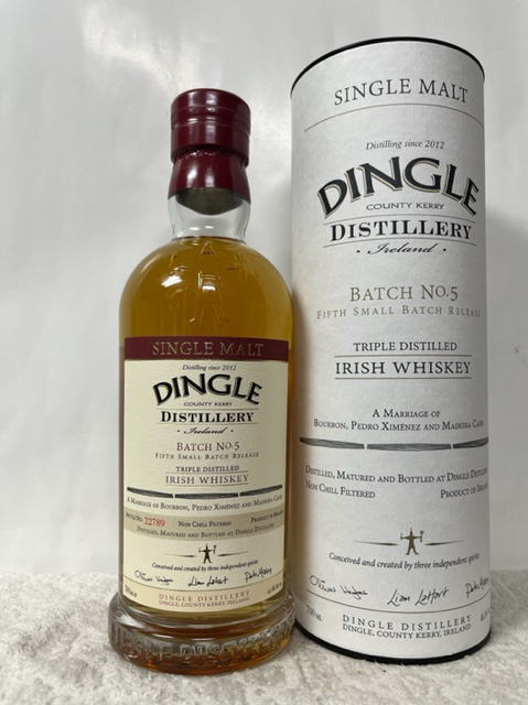 (正規品) ディングル シングルモルト バッチNo.5 アイルランドウイスキー (アイリッシュウイスキー) 46度 700ml 箱付