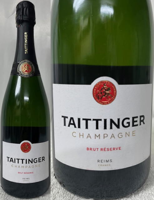 (正規品) テタンジェ ブリュット レゼルヴ シャンパーニュ 白 辛口 750ml