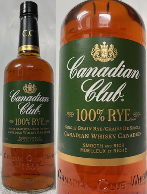カナディアンクラブ 100% RYE ライ 100％ 40度 750ml