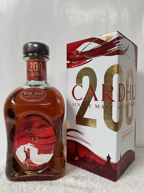 (限定品) カーデュ 12年 シングルモルト 200周年記念 1824-2024 アニバーサリー リミッテッド エディション ワインカスク マチュアード 専用箱付 40度 700ml