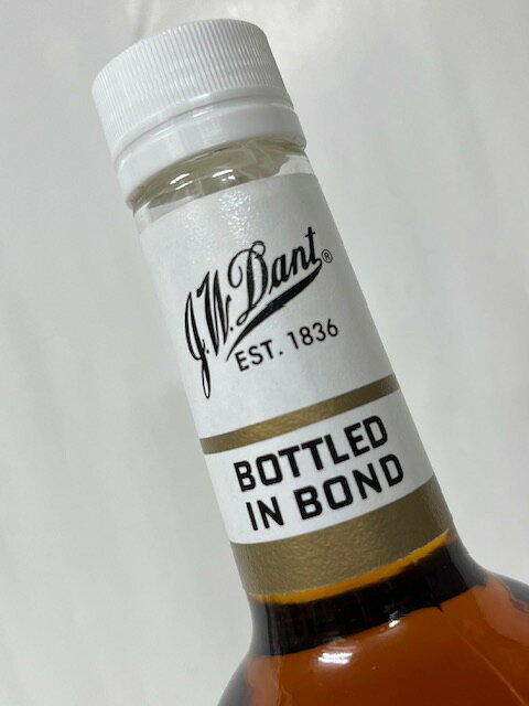 J.W.ダント ケンタッキーストレート バーボンウイスキー BIB ボンデット ボトルド イン ボンド 100プルーフ 50度 750ml