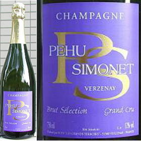 Pehu-SimonetKRUGが買うピノ・ノワール（モンターニュ・ド・ランス）は ペウ・シモネのみ！Champagne Brut Selection NV Grand Cruシャンパーニュ・ブリュット・セレクション・NV・グラン・クリュ