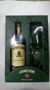 ジェムソン 40度　700ml アイリッシュウイスキー Jameson Irish グラス付